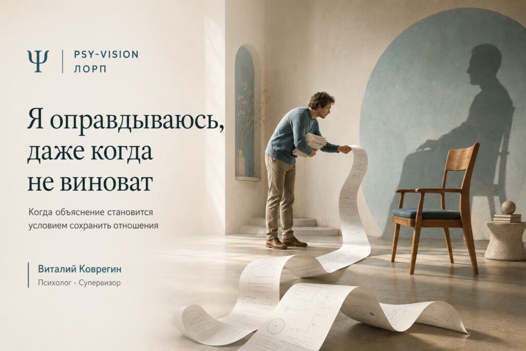 Я оправдываюсь, даже когда не виноват